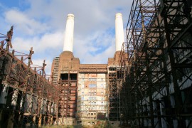 Inside Battersea power station