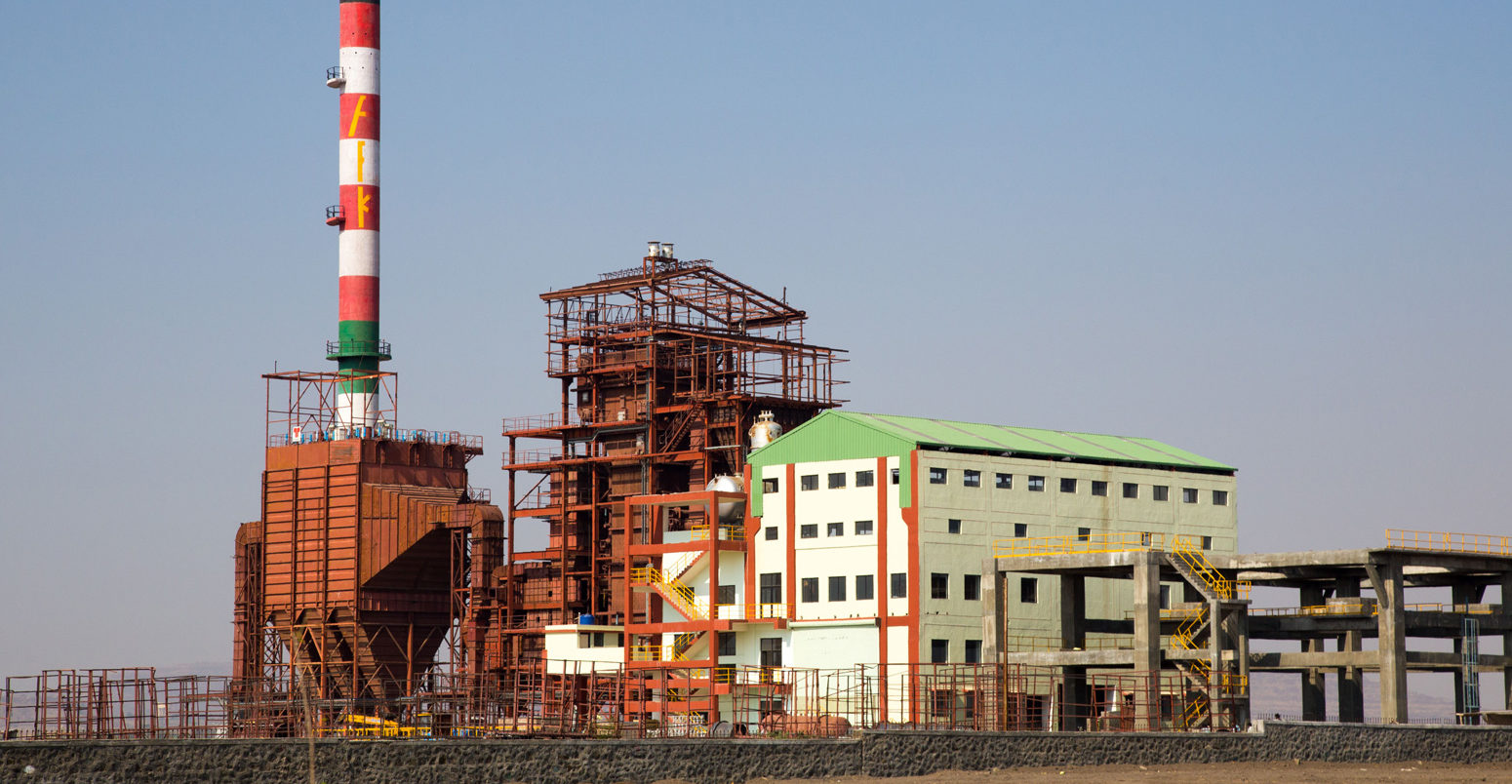 Coal fired electric power plant in India