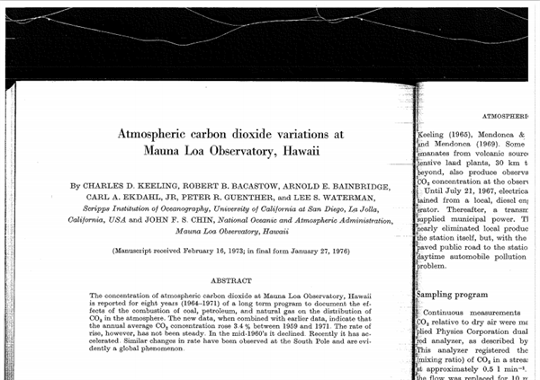 A photocopy of Keeling et al., (1976) Source: University of California, Santa Cruz