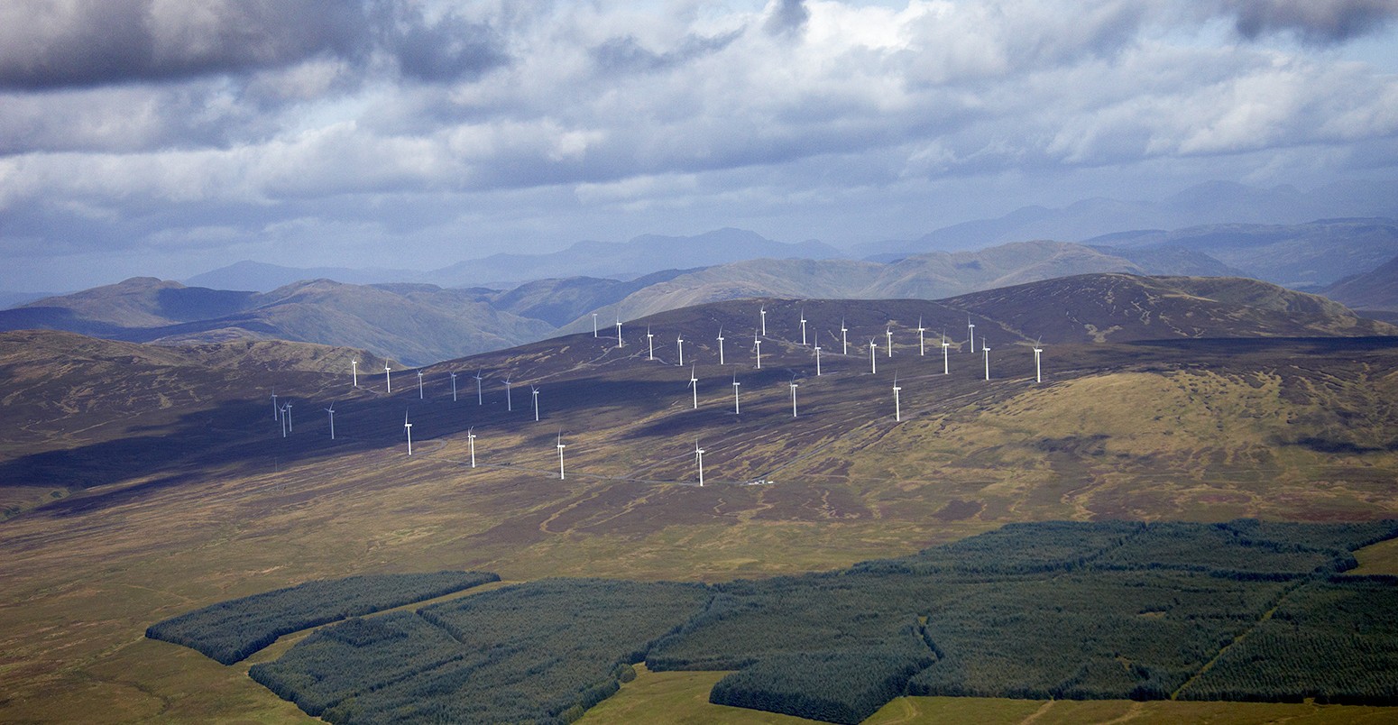 Uamh Beagh and Braes of Doune wind farm, Scotland