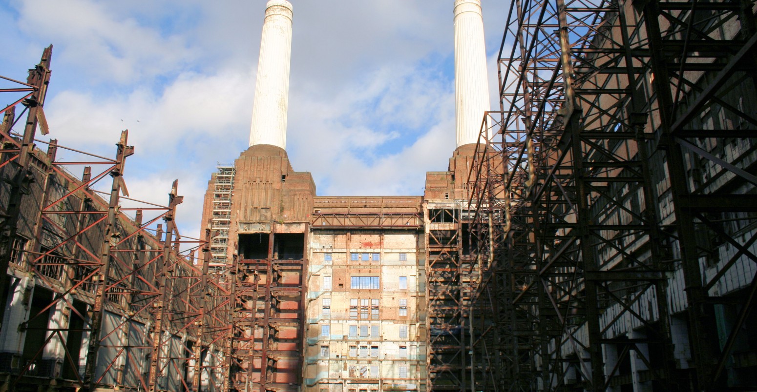 Inside Battersea power station