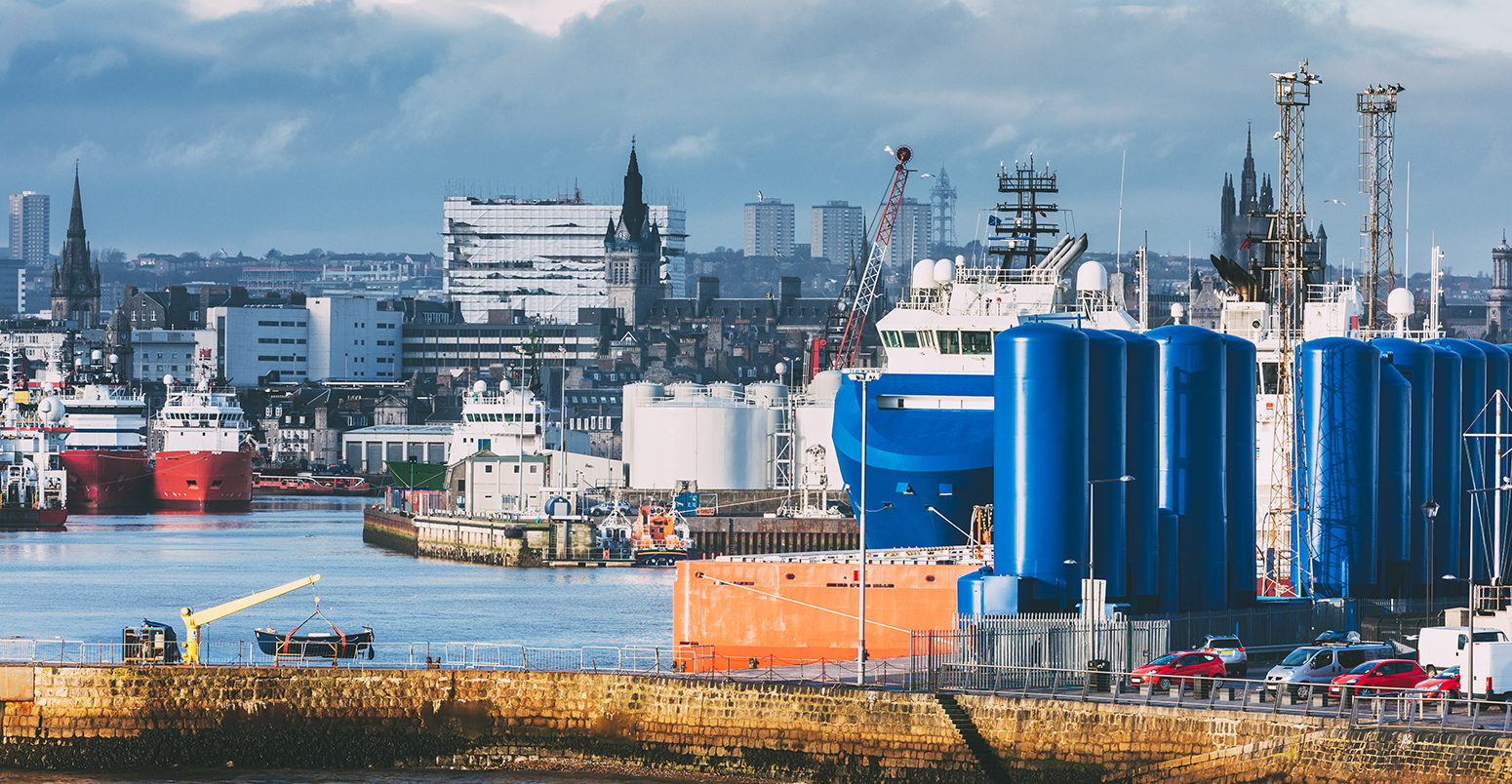 Aberdeen, the oil capital of Scotland