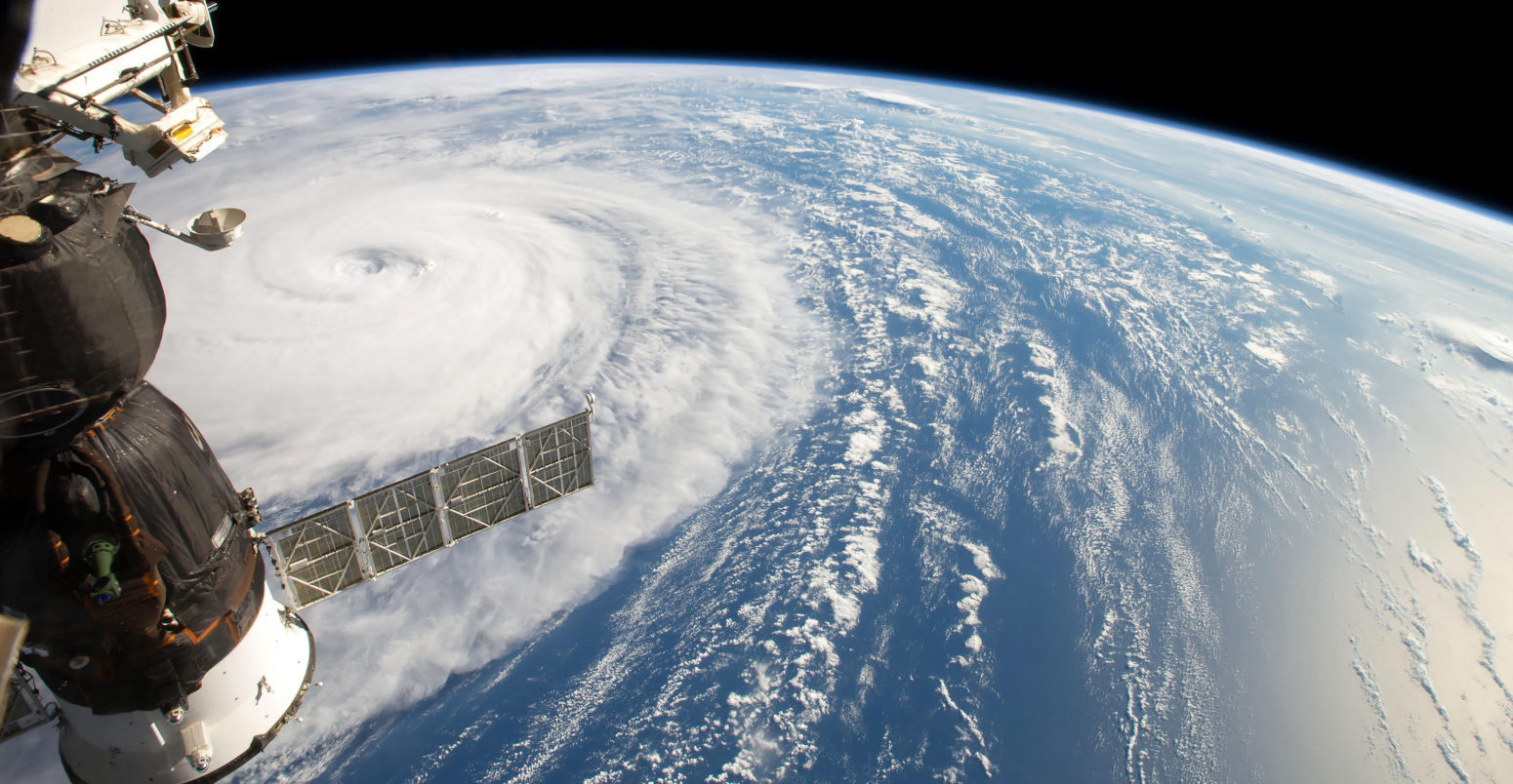 K2FMM3 Hurricane Harvey, seen fom the International Space Station. Elements of this image are furnished by NASA.