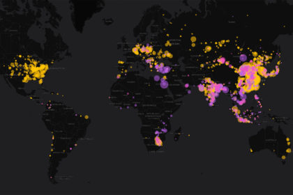 世界燃煤电厂地图