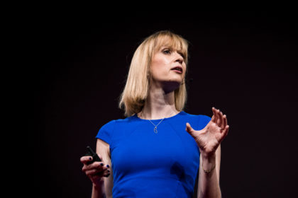 Kate Marvel speaking at TED2017 - The Future You, Vancouver, BC, Canada. Credit: Bret Hartman / TED / CC BY-NC 2.0
