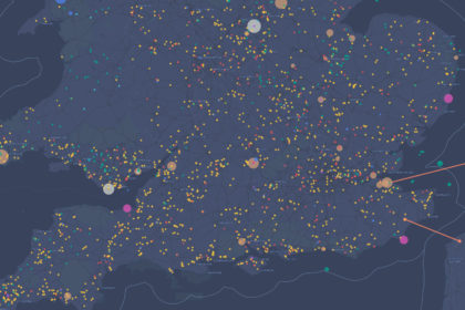UK electricity map