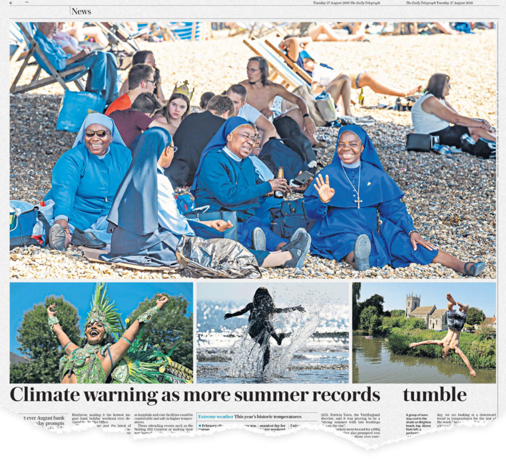 The Daily Telegraph, 27 August 2019