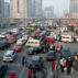 中国北京的交通。图片来源：lou-foto / alamy股票照片。CFKCFE