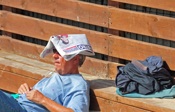由于天气炎热，韦斯顿超级母马的访客人数创纪录。