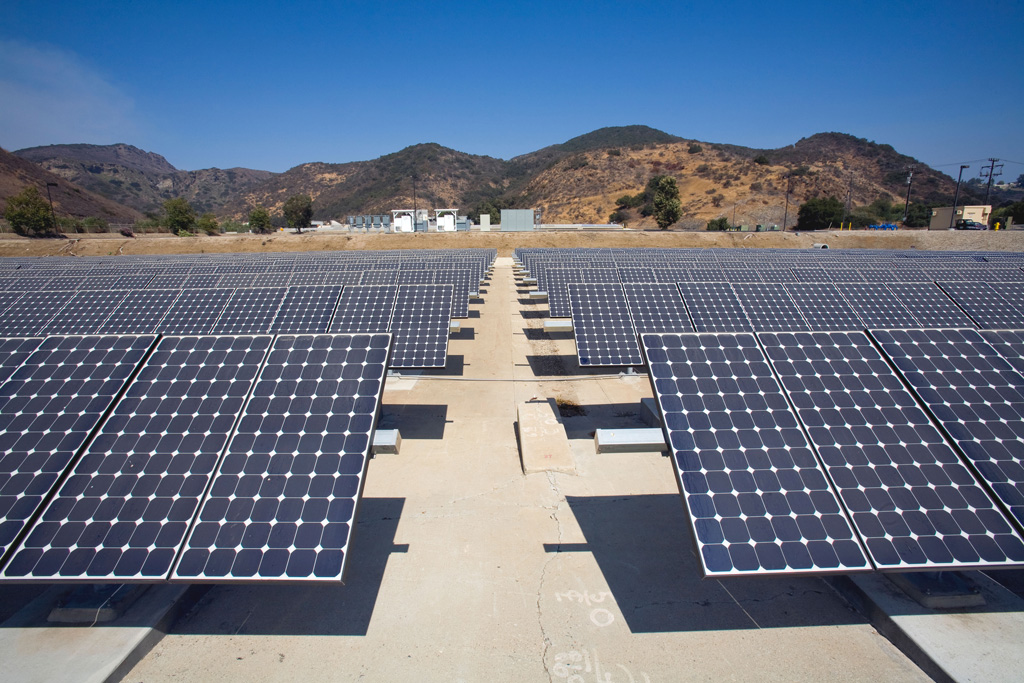 Solar Array at Hill Canyon Wastewater Treatment Plant