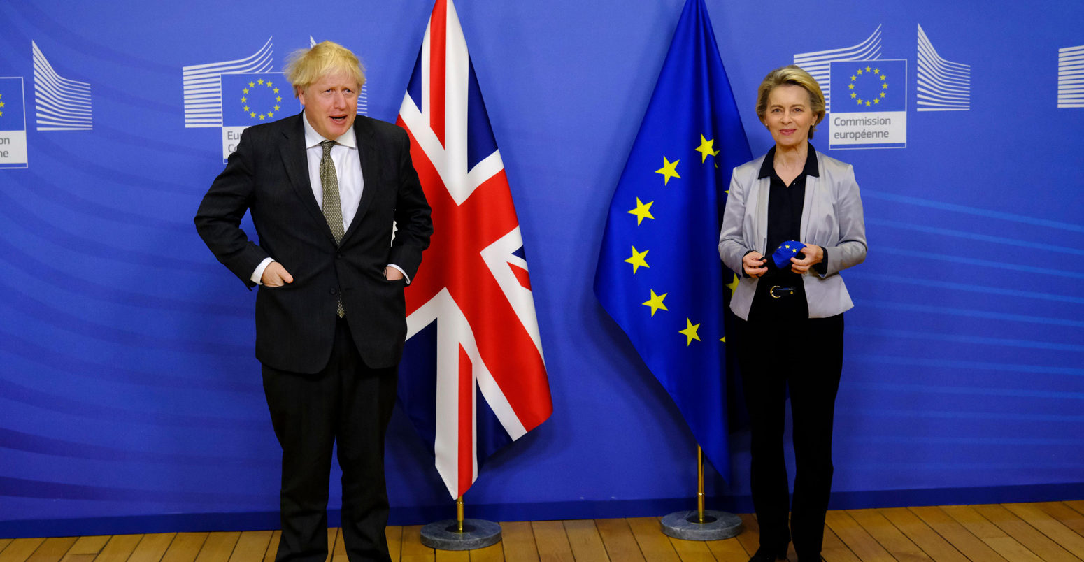 European-Commission-President-Ursula-von-der-Leyen-welcomes-British-Prime-Minister-Boris-Johnson-prior-to-a-BREXIT-meeting-at-EU-headquarters-in-Brussels