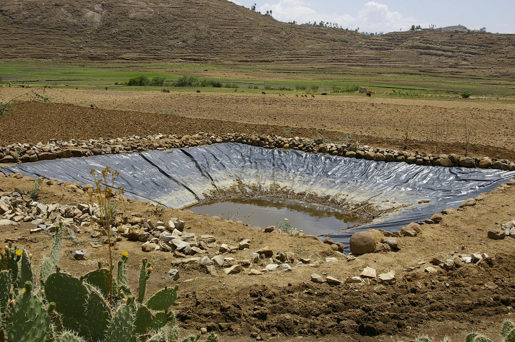 Water storage projects in Tigray, northern Ethiopia, allow people to be prepared during dry periods.