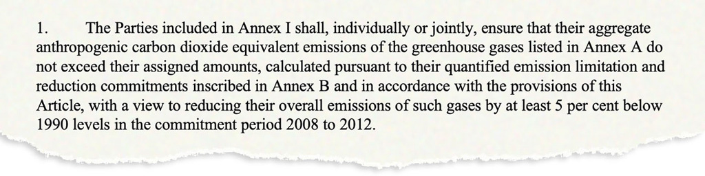 Article 3.1 of the Kyoto Protocol 1997, p.4