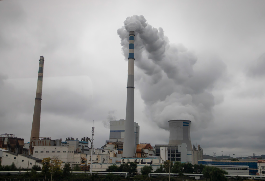 A thermal power plant in the city of Jilin in Jilin province on 23 September 2021