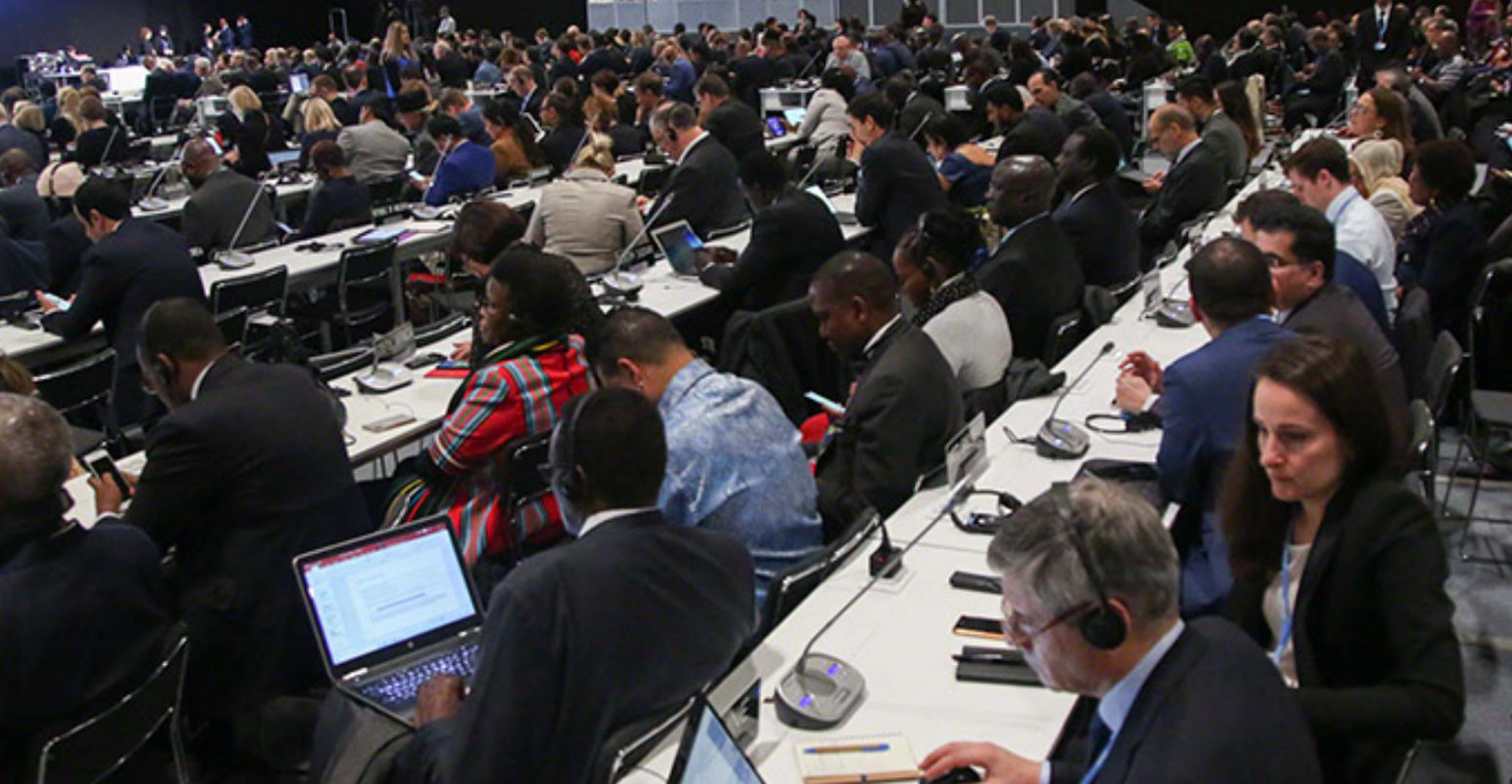 Delegates gather for the high-level segment COP25