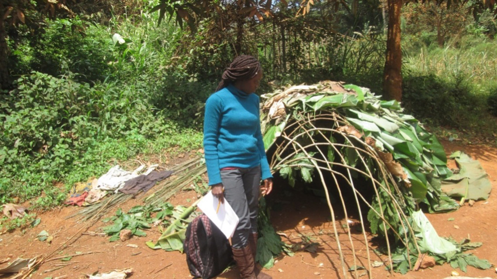 In Parny, Cameroon assessing the difficulties households may encounter