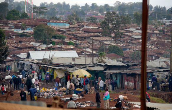 肯尼亚内罗毕的基贝拉贫民窟