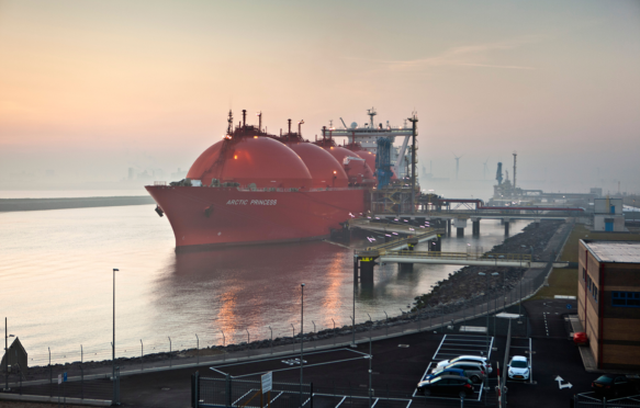 挪威油轮运输天然液体气体鹿特丹