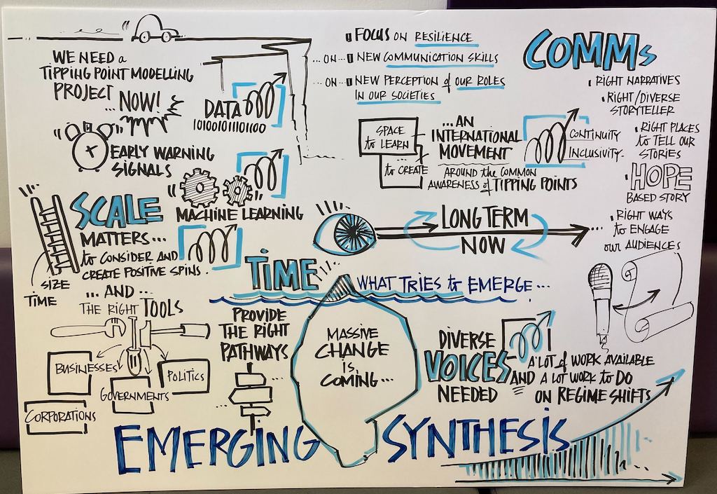 Emerging synthesis from the various breakout sessions at the Tipping Points Conference