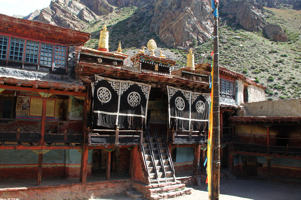 Rinchenling Monastery, threatened by GLOFs.