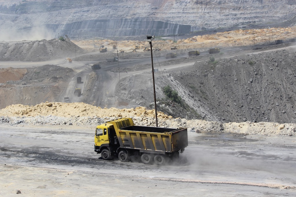 The Kusmunda coal mine in the central Indian district of Korba, which has seen multiple expansions in recent years.