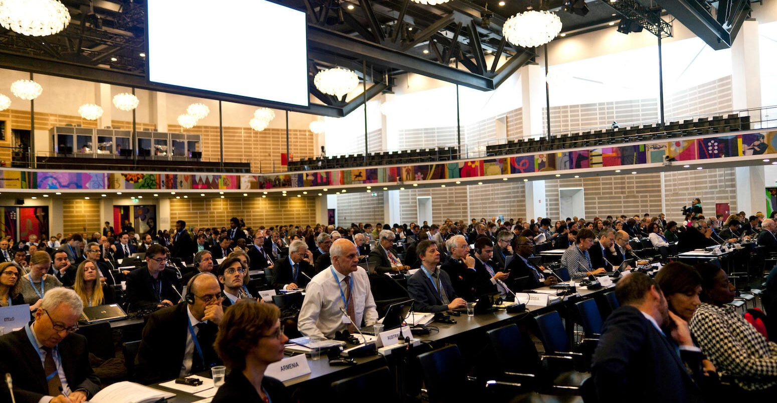 Delegates at the IPCC opening meeting in Denmark, 2014.