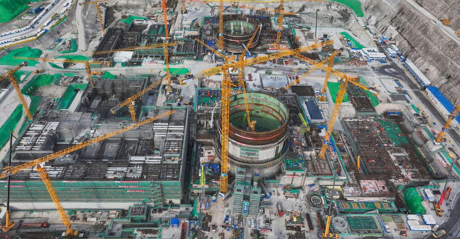 Tianwan Nuclear Power Plant in Lianyungang city, Jiangsu province, China.