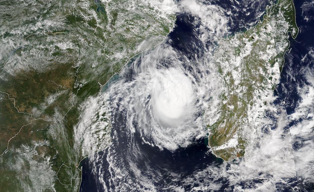 Tropical Cyclone Freddy crossing the Mozambique Channel.